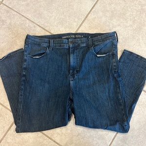 American Eagle Pinstripe Jeggings Size 20